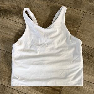 Athleta White Crop Top
